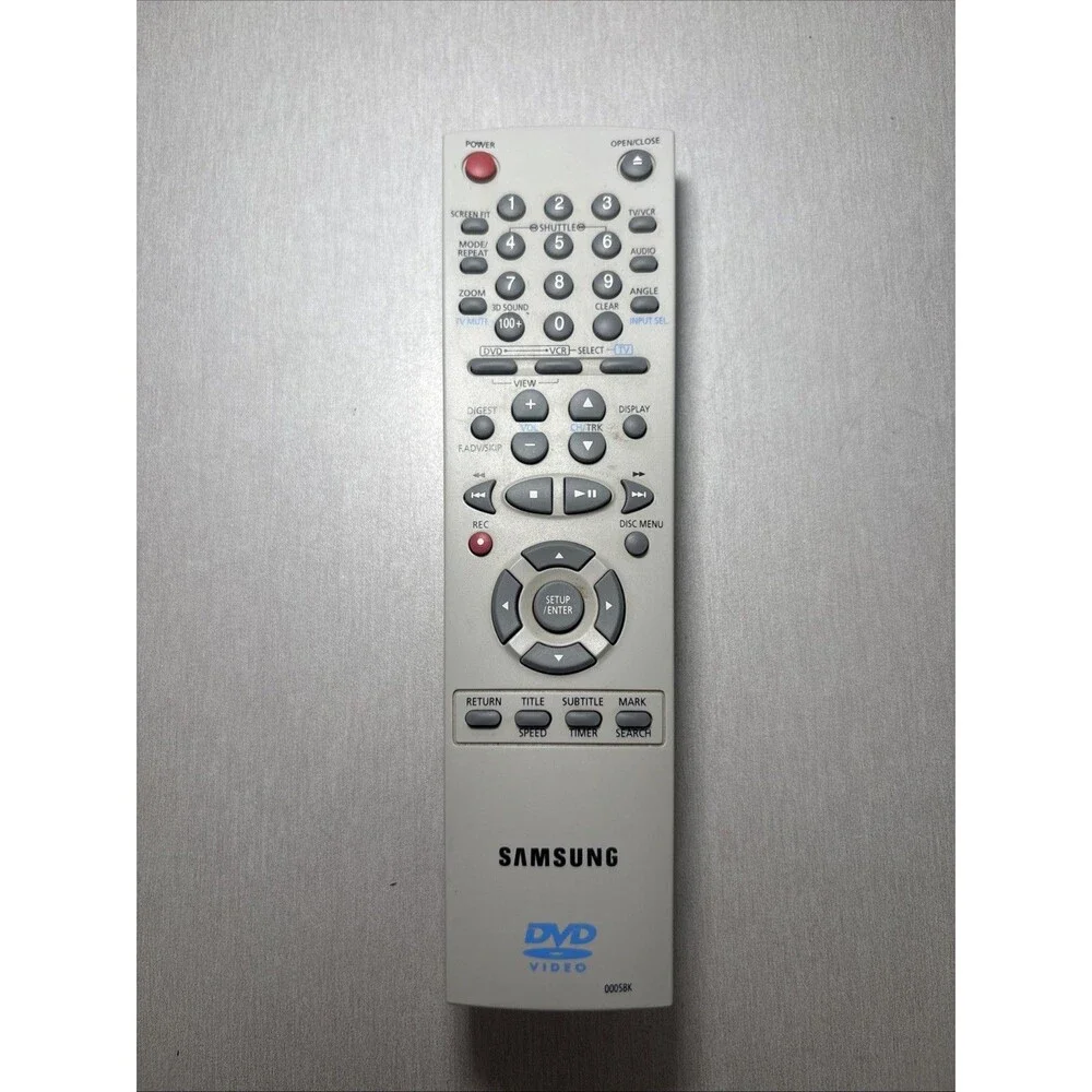 Samsung Remote 00058K DVD-V7070 DVD-V2200 DVD-R2000 DVDN2000 DVDV2000 OEM